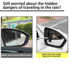 Picture of Car Rearview Mirror Wiper, Retractable Auto Glass Squeegee, Water Cleaner with Telescopic Long Rod, Portable Cleaning Tool for All Vehicles, Universal Automotive Accessories (Pink)
