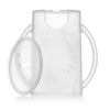 Picture of Flipping Holder DELUXE Squeeze Proof (with lid) for Food Pouches & Juice Boxes - Multipurpose - Prevent Messes & Support Self-Feeding - Easy Grasping Handles - Made in USA