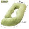 Picture of AMCATON 60 Inch Pregnancy Pillow for Sleeping, Extra Large U Shaped Body Pillow, Maternity Pillow for Pregnant Women (Green)