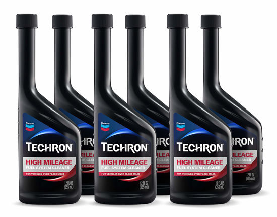 Picture of Chevron Techron High Mileage Fuel System Cleaner, 12 oz, Pack of 6
