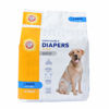 Picture of Arm & Hammer for Pets Female Dog Diapers, Size Large, 12 Count | Ultra-Absorbent, Adjustable Girl Dog Diapers with Leak-Proof Protection and Wetness Indicator
