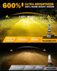 Picture of Auxbeam H11 H8 H9 Fog Lights, 10000LM 600% Brighter H8 H9 H16 H11 Fog Light, 3000K Golden Yellow Strong Light Penetration, Super Bright Plug and Play