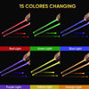 Picture of Light Up Drum Sticks Rechargeable 15 Color Changing Led Personalized Drumsticks for Adults Kids Drummer Gifts Drum Accessories