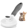 Picture of Cat Self Cleaning Slicker Brush, Pets Skin Friendly Cat Brush for Dogs Cats Grooming Brush Tool Easy to Remove Loose Undercoat, Mats Tangled Hair Slicker Massage Cats Dogs Brush - Upgraded