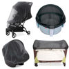 Picture of Baby Mosquito Net for Stroller, Reusable Bug Net for Stroller, Bassinets, Cradles, Playards, Pack N Plays and Portable Mini Crib, Portable & Durable Baby Insect Netting, Black