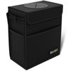 Picture of K KNODEL Car Trash Can, Waterproof Car Garbage Can, Car Trash Bag with Lid, Leak-Proof Car Trash Bin, Car Trash Hanging (Large, Black)