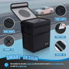 Picture of K KNODEL Car Trash Can, Waterproof Car Garbage Can, Car Trash Bag with Lid, Leak-Proof Car Trash Bin, Car Trash Hanging (Large, Black)