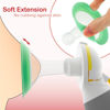 Picture of Nenesupply 15mm Flange Inserts and 24mm Flanges Compatible with Medela Breast Pump Parts Replacement 15mm Flange for Medela Work with Pump in Style Parts Symphony Swing Maxi Harmony Personalfit Flex