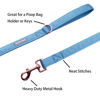 Picture of Lionet Paws Dog Leash - Silk Blue Leash for Small Medium Large Dogs Matching Collar for Girl and Boy(Leash-XS (Pack of 1))