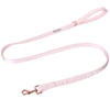 Picture of Lionet Paws Dog Leash - Silk Pink Leash for Small Medium Large Dogs Matching Collar for Girl and Boy
