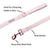 Picture of Lionet Paws Dog Leash - Silk Pink Leash for Small Medium Large Dogs Matching Collar for Girl and Boy