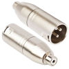 Picture of JOMLEY Female RCA to XLR Male Plug Cable Adapter, XLR to RCA Converter Audio Connector for Microphone - 2 Pack