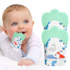Picture of 2Pack Silicone Teething Mitt, Soothing Infant Teething Mitten Pain Relief, Prevent Scratches Glove, Safe Silicone Teething Toys for 0-12 Months