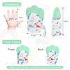 Picture of 2Pack Silicone Teething Mitt, Soothing Infant Teething Mitten Pain Relief, Prevent Scratches Glove, Safe Silicone Teething Toys for 0-12 Months
