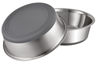 Picture of PEGGY11 Stainless Steel Metal Dog Bowls, Nonslip Rubber Bottom, Dishwasher Safe, Easy to Clean - 2 Pack, Each Holds 3.8 US Cup