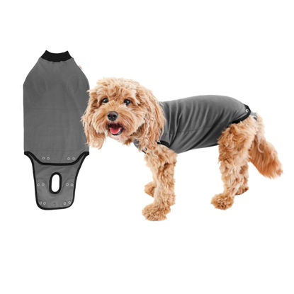 Picture of BellyGuard Recovery Suit for Dogs, After Surgery Dog Recovery Suit Female and Male, Soft Cotton Dog Surgery Suit Female Spay, Dog Surgical Recovery Suit Male Neuter, Comfy Surgical Onesie for Dogs.