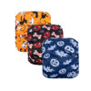Picture of CuteBone Halloween Male Dog Diapers Belly Bands 3 Pack for Male Dogs Wraps Washable Doggie Pants DM23L
