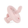 Picture of Itzy Ritzy Silicone Orthodontic Pacifiers - Sweetie Soother Pacifiers with Collapsible Handle & Two Air Holes for Added Safety, Baby Pacifiers for Ages 6-18 Months (Ballet Slipper & Primrose)