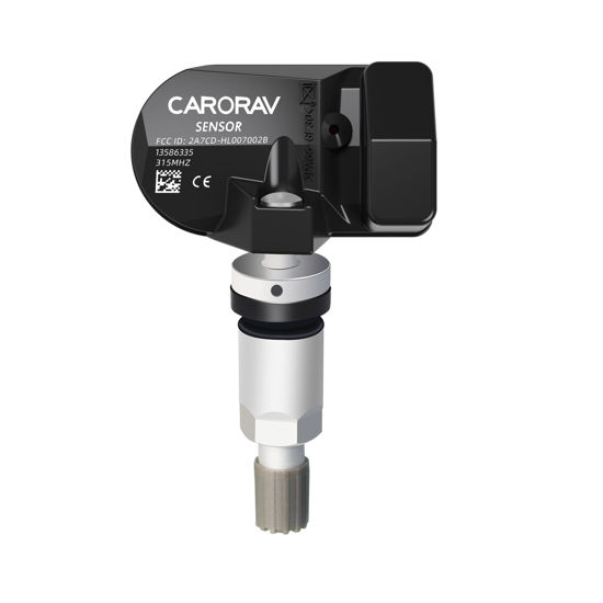 Picture of CARORAV TPMS Sensor GM, 1-Pack Tire Pressure Sensor Replacement for GM Chevy GMC Cadillac Buick, 315MHz OE Replaces# 13586335, 13581558, 13598771, 13598772
