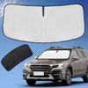 Picture of Sun Shade Sunshade for Subaru Outback Windshield Cover,4-Layer Front Window Shade Custom fit 2020-2024 2025 Outback SUV,Base,Premium,Limited,Touring Sun Visor 240T Retractable Shade Car Accessories