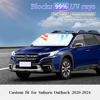 Picture of Sun Shade Sunshade for Subaru Outback Windshield Cover,4-Layer Front Window Shade Custom fit 2020-2024 2025 Outback SUV,Base,Premium,Limited,Touring Sun Visor 240T Retractable Shade Car Accessories