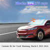 Picture of Sun Shade Sunshade for 2025 Ford Mustang Mach-E Windshield Cover, 4-Layer Front Window Shade Custom fit Mach-E 2021-2024 Sun Visor 240T Retractable Shield Shade Blocks UV Rays Cooler Car Accessories