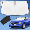 Picture of Sun Shade Sunshade for Nissan Altima Windshield Cover, 4-Layer Front Window Shade Custom fit Altima 2008-2012 Sun Visor 240T Retractable Shade Shield Blocks UV Rays Cooler Car Accessories