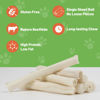 Picture of MON2SUN Dog Rawhide Rolls Twist Sticks 6.5 Inch Dog Chew Treats Natural Flavor 60 Count for Puppy and Small Dogs