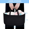 Picture of ABenkle Baby Diaper Caddy, Nursery Storage Bin and Car Organizer for Diapers Wipes, Cotton Rope Basket Changing Table Caddy