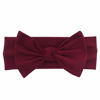Picture of BABYGIZ Baby Girl Headbands-Infant,Toddler Cotton Handmade Hairbands with Bows Child Hair Accessories (Maroon)