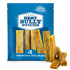 Picture of Best Bully Sticks Himalayan Yak Cheese for Dogs - Large 4 Count (Pack of 1) - Natural, No Lactose, Odor Free, Long-Lasting Snack