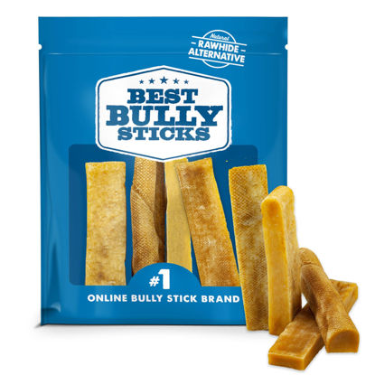 Picture of Best Bully Sticks Himalayan Yak Cheese for Dogs - Large 4 Count (Pack of 1) - Natural, No Lactose, Odor Free, Long-Lasting Snack