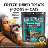 Picture of Northwest Naturals Raw Rewards Freeze-Dried Chicken Neck Treats for Dogs and Cats - Bite-Sized Pieces - Healthy, 1 Ingredient, Human Grade Pet Food, All Natural - 4 Oz (Pack of 3)