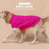 Picture of BINGPET Thermal Knitted Dog Sweater for Small Medium Large Dogs,Winter Dog Cat Coat Warm Sweartershirts Outfits,Classic Cable Knit Turtleneck Pullover Dog Jumper Coat Warm Sweartershirts(Rosered,L)