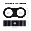 Picture of EVIL ENERGY 10AN Hose Separator Clamp, AN10 Fuel Line Mounting Clamp Aluminum Black 4PCS