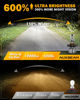 Picture of Auxbeam 5202 5201 Fog Lights, 10000LM 600% Brighter 5202 PS19W PS24W Fog Light, 6500K White Strong Light Penetration, Super Bright Plug and Play