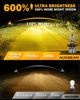 Picture of Auxbeam 5202 5201 Fog Lights, 10000LM 600% Brighter 5202 PS19W PS24W Fog Light, 3000K Golden Yellow Strong Light Penetration, Super Bright Plug and Play