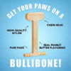 Picture of Bullibone Nylon Dog Chew Toy Nylon Bone - Improves Dental Hygiene, Easy to Grip Bottom, and Permeated with Flavor (Peanut Butter, XL - Single)