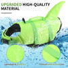 Picture of EMUST Dog Life Vests, Dog Floats for Swimming, Boat, Pool, Ripstop Dog Life Jacket with High Buoyancy and Lift Handle for Small and Medium Breeds, (M,SolidGreen)