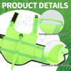 Picture of EMUST Dog Life Vests, Dog Floats for Swimming, Boat, Pool, Ripstop Dog Life Jacket with High Buoyancy and Lift Handle for Small and Medium Breeds, (M,SolidGreen)