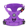 Picture of PoyPet No Pull Dog Harness, No Choke Reflective Dog Vest, Adjustable Pet Harnesses with Easy Control Padded Handle for Small Medium Large Dogs(Purple Matching Trim,S)