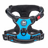 Picture of PoyPet No Pull Dog Harness, No Choke Front Clip Dog Reflective Harness, Adjustable Soft Padded Pet Vest with Easy Control Handle for Small to Large Dogs(Blue,L)