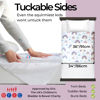 Picture of Hygge Sheets® Potty Training Pee Pads for Kids, Toddlers - 100% Waterproof, Non Slip Bed Wetting Pad for Twin Beds - Washable, Reusable Mattress & Sheet Protector - Rainbow