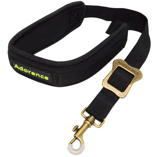 Picture of adorence Saxophone Neck Strap (Metal Swivel Snap, Neck Pad, Adjustable) - Alto & Tenor Saxophone Strap - H11