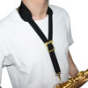 Picture of adorence Saxophone Neck Strap (Metal Swivel Snap, Neck Pad, Adjustable) - Alto & Tenor Saxophone Strap - H11