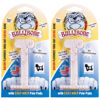 Picture of Bullibone Nylon Dog Chew Toy Nylon Bone - Improves Dental Hygiene, Easy to Grip Bottom, and Permeated with Flavor (Bacon, Small - 2 Pack)