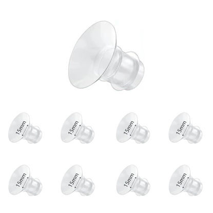 Picture of Flange Inserts 15mm 8PCS,Wearable Breast Pump Parts Compatible with Momcozy S12 pro/S9 pro/S12/S9/Medela/Spectra/TSRETE 24mm Breast Pump Shields/Flanges,Reduce 24mm Nipple Tunnel Down to 15mm