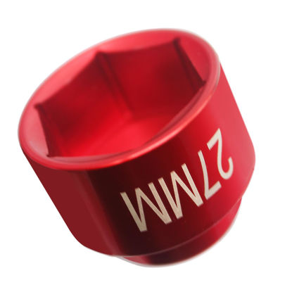 Picture of 27mm oil filter socket wrench tool, low profile 3/8" Drive Oil Filter socket fits BMW 330i Mercedes,Ford,Renault,Nissan,Dodge,Hyundai,Kia,Mini,Fiat fuel filter/oil filter cap installation Removal