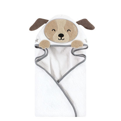 Picture of Hudson Baby Unisex Baby Cotton Animal Face Hooded Towel, Astronaut Dog, One Size