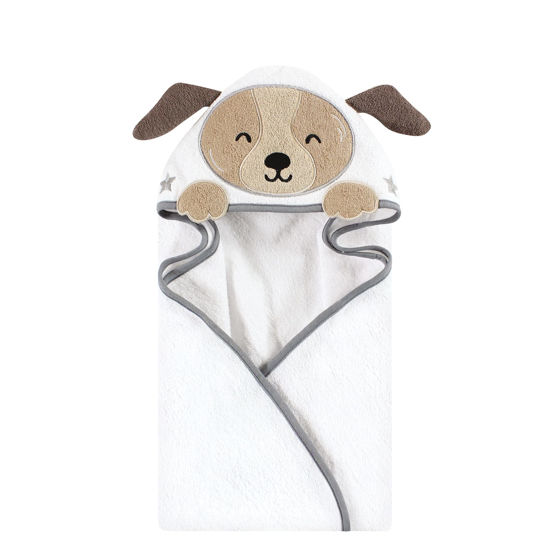 Picture of Hudson Baby Unisex Baby Cotton Animal Face Hooded Towel, Astronaut Dog, One Size